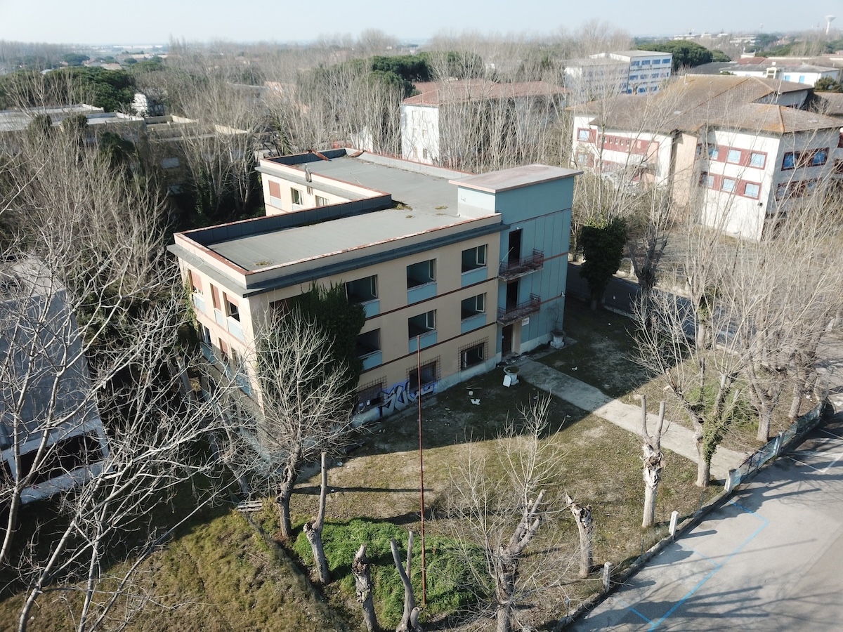 Vista dall'alto dell'ex Colonia Paradies